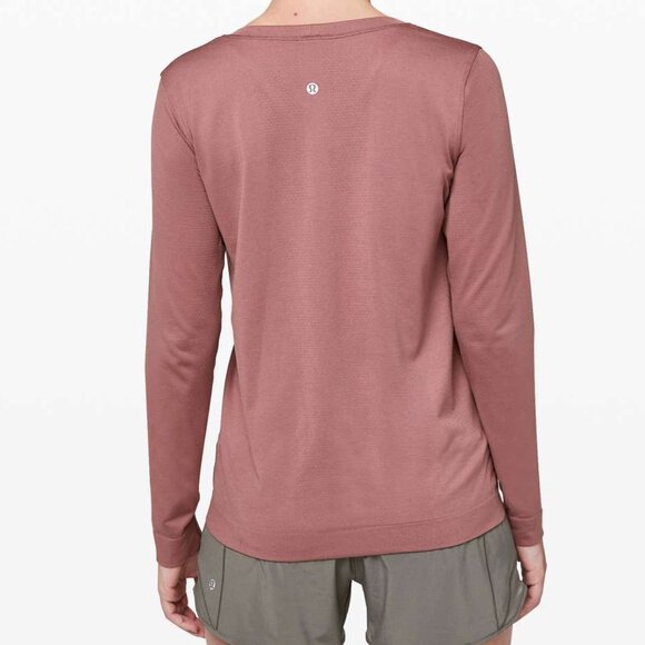 NWOT Lululemon Swiftly Tech Long Sleeve(Breeze) *Relaxed Fit Red Dust 10 - Picture 5 of 10
